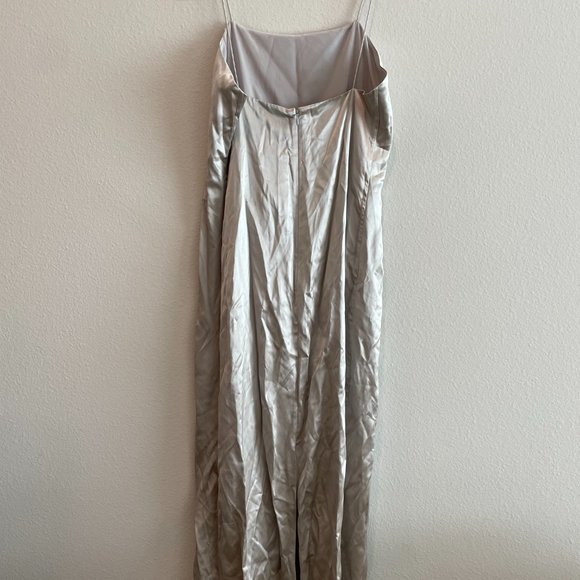 Theory Abbott Satin Slip Dress - Picture 8 of 8